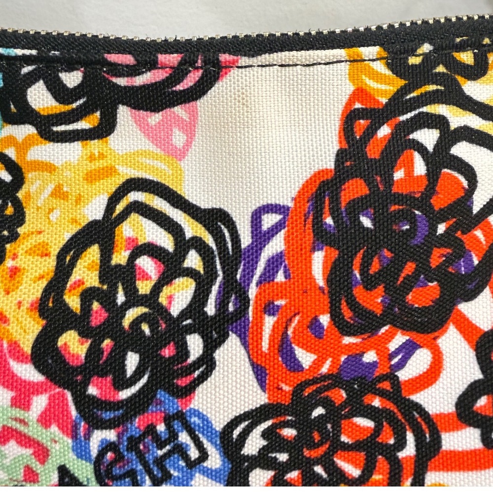 Coach Poppy Graffiti Floral Canvas‎ Shoulder Bag Y2K McBling Rare - Picture 5 of 11